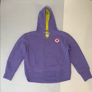 Converse Girls Purple Green Hoodie